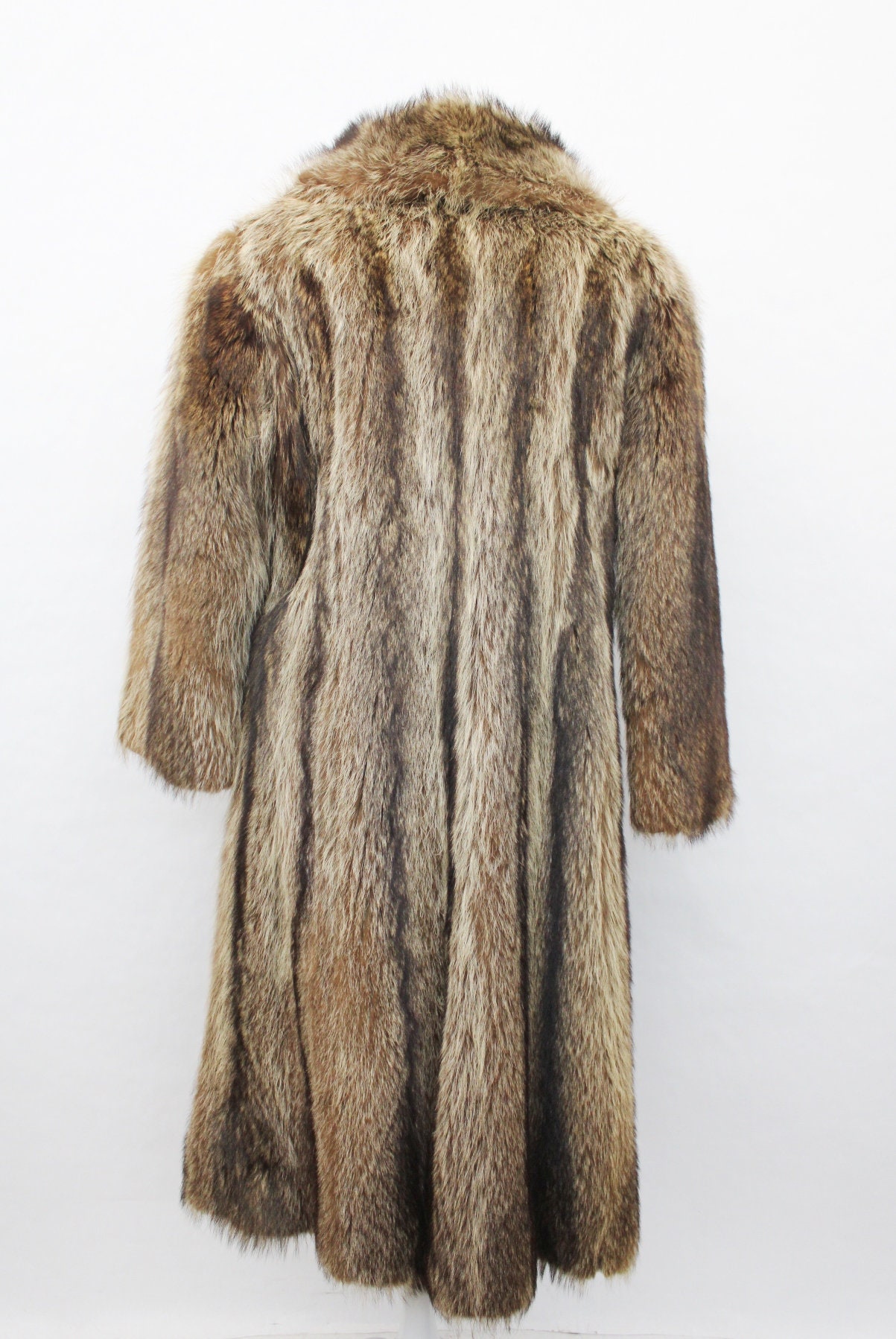 Mint Raccoon Fur Coat Women Size 4
