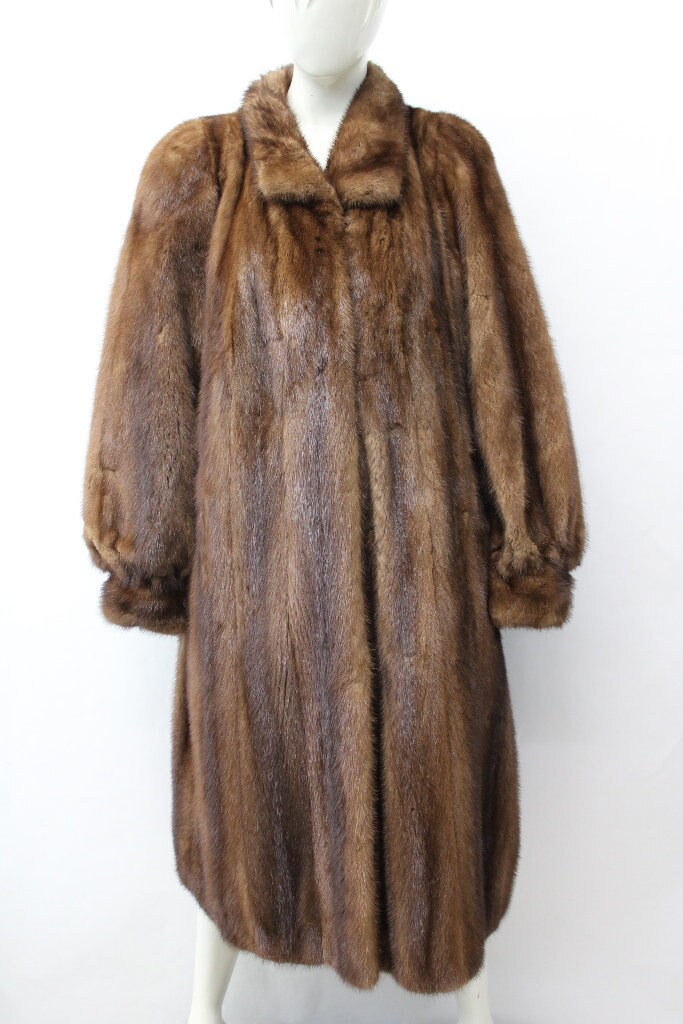 Mint Canadian Demi Buff Mink Fur Coat Jacket Women Woman Size 8