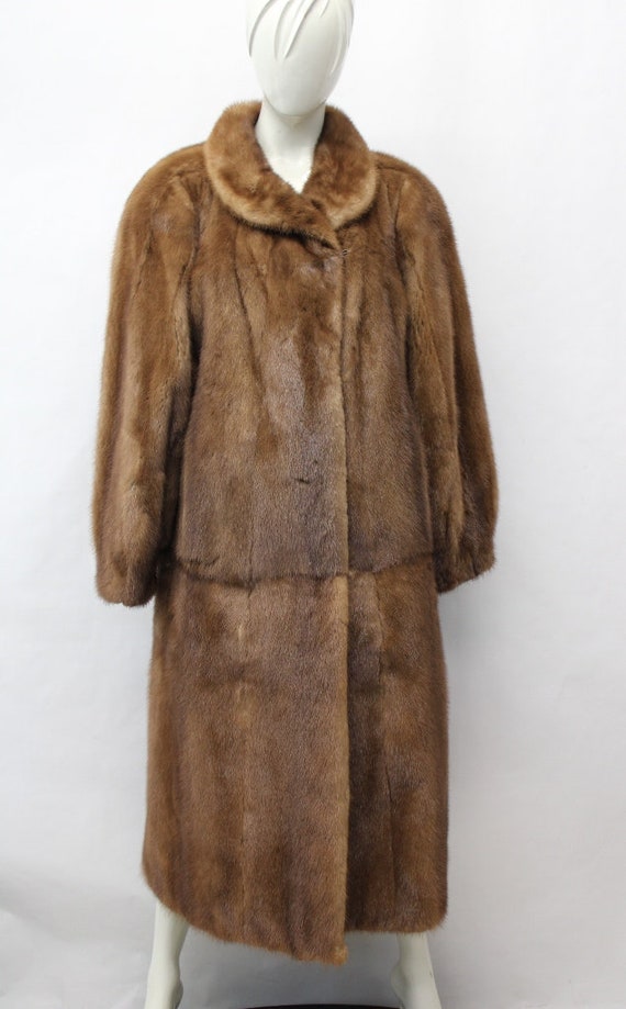 美品【パステルミンク】貂 Canadian MINK カナディアン リアルファー