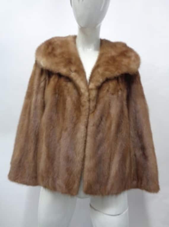 Vintage Pastel Mink Fur Jacket