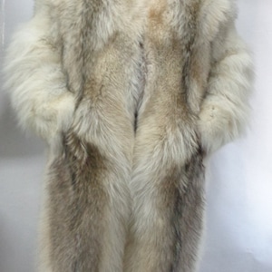 Brand New Double Sided Arctic Coyote Fur Snowsuit Jumpsuit Coat Fur Men Man