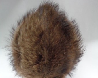 Mint Natural Raccoon Fur Hat Cap Women Woman Size All - Etsy display picture 2