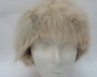 Mint Red Fox Fur Hat Cap Women Woman Size All