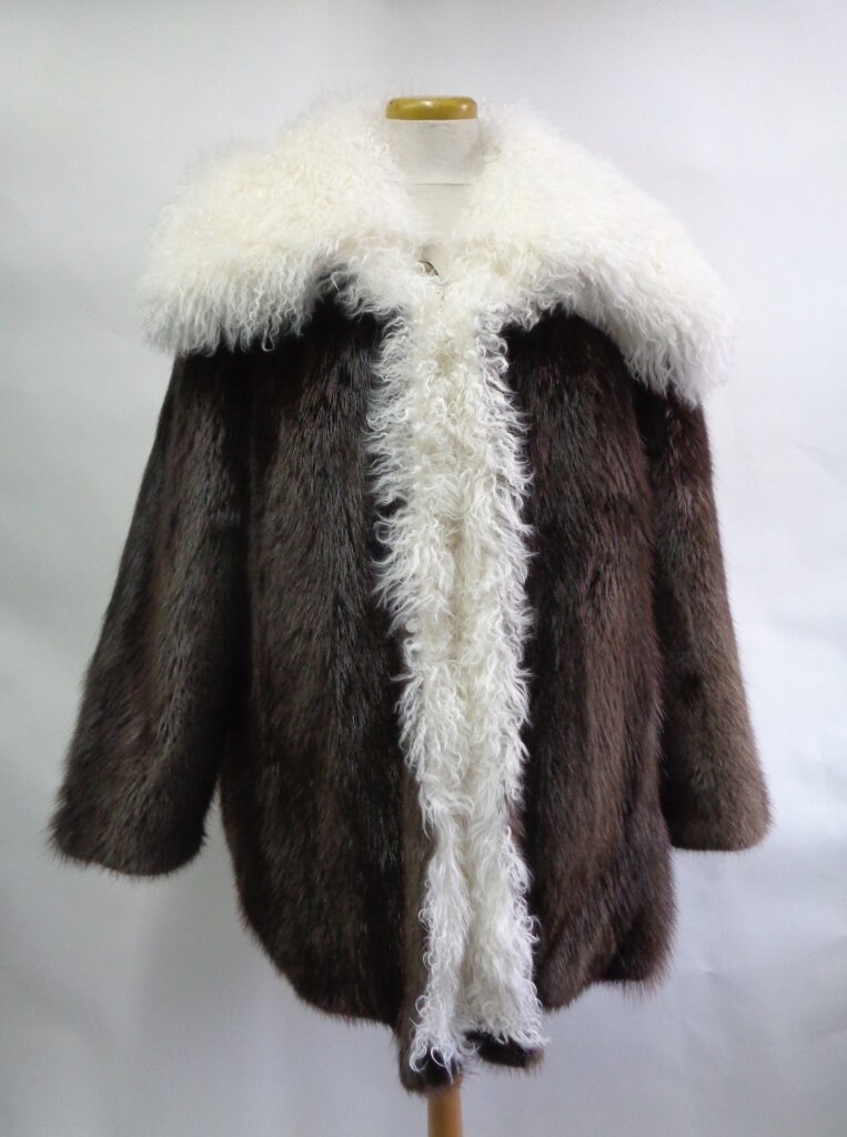 beaver lamb fur coat