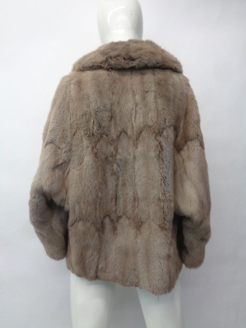Mint Light Brown Squirrel Fur Jacket Coat Women Woman Size 6-8 | Etsy