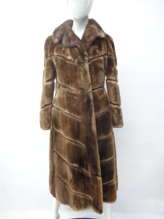 Scrap Item: Sheared Arctic Beaver & Suede Fur Coat