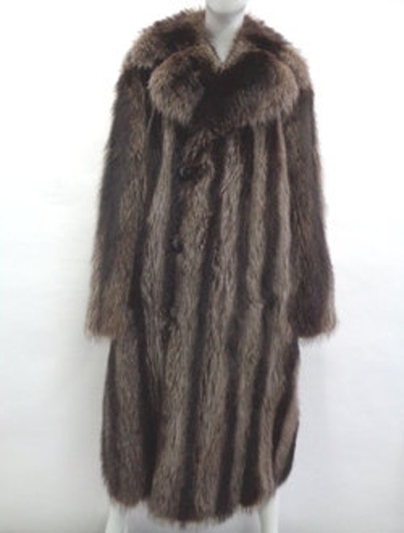 Showroom New Raccoon Racoon Fur Coat Jacket Men M… - image 4