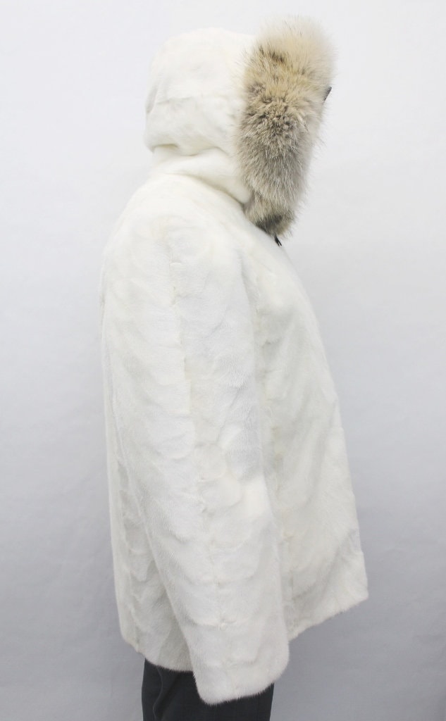 Coyote fur bomber jacket cheap