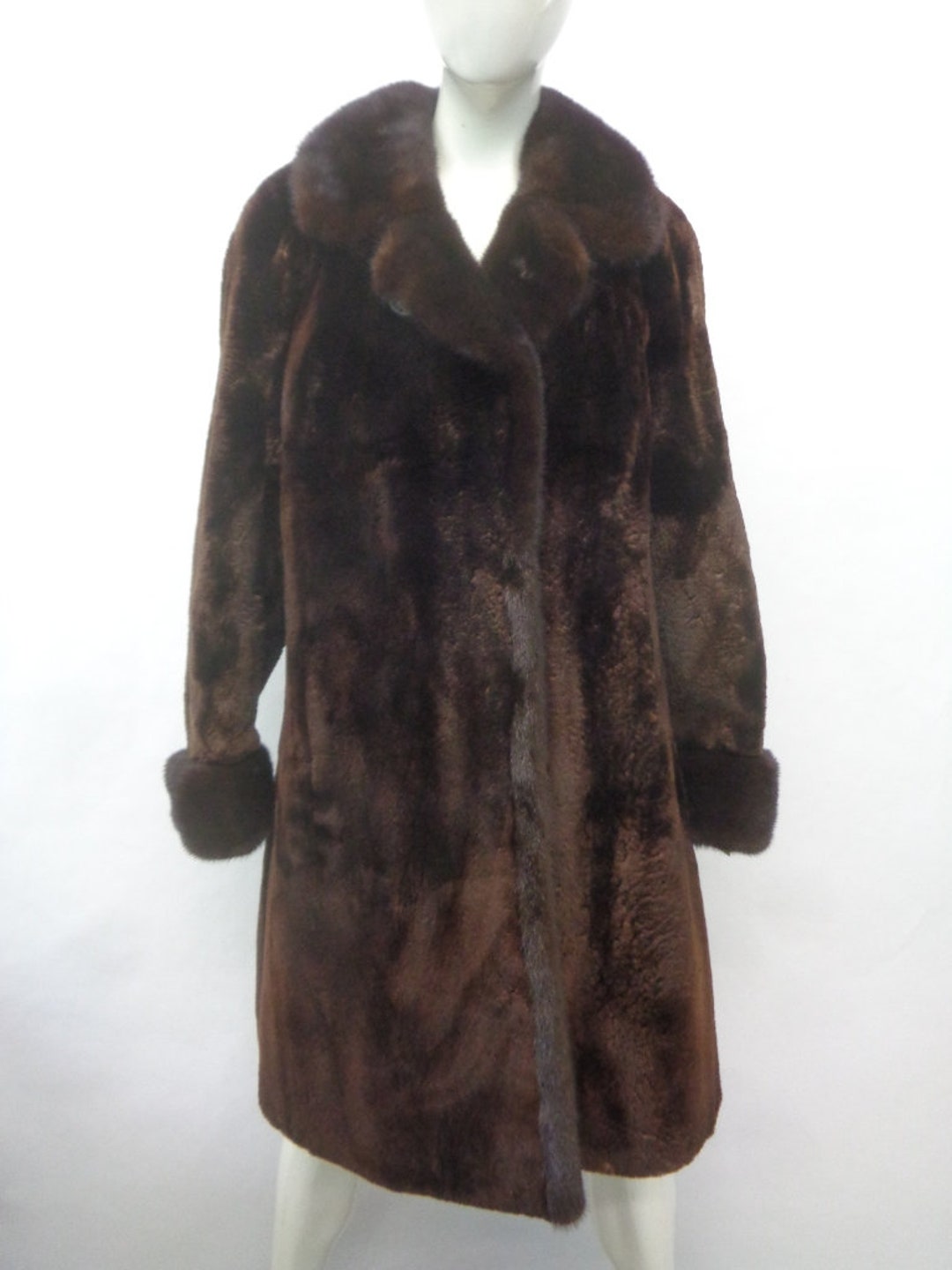 Excellent Arctic Beaver Mink Fur Coat Jacket Women Woman Size 8 Medium Etsy Australia