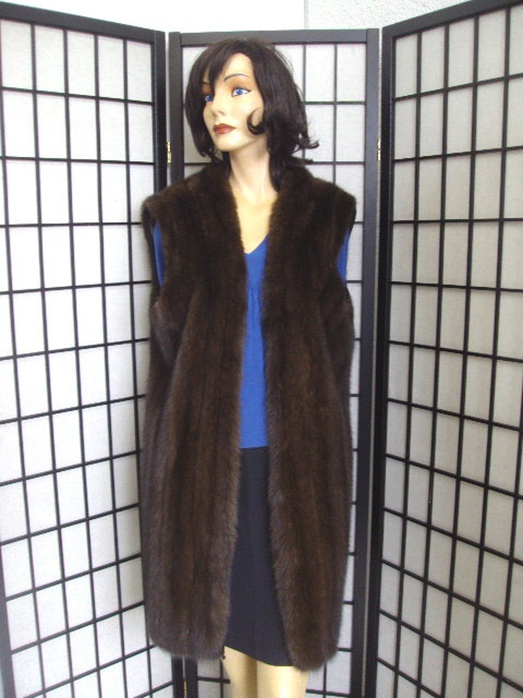 Brand New Canadian Sable Fur Vest Jacket Coat Men Man Women Woman Size ...