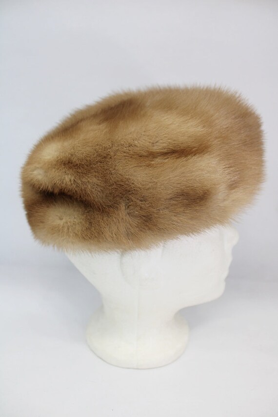 Excellent Canadian Pastel Mink Fur Hat Women Woma… - image 3