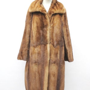Mint Canadian Demi Buff Mink Fur Coat Jacket Women Woman Size 8-10