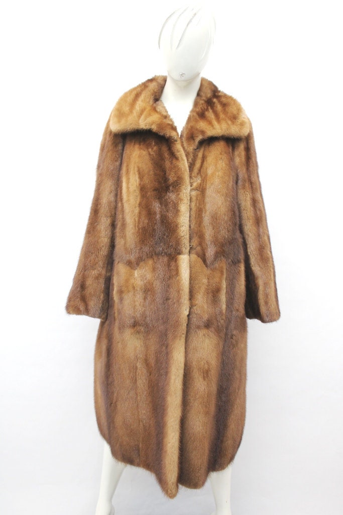Mint Canadian Demi Buff Mink Fur Coat Jacket Women Woman Size 8-10