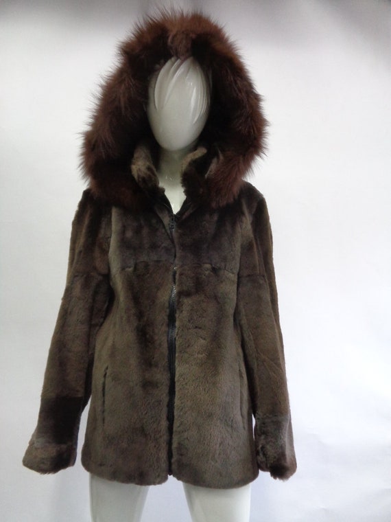 Racoon hood coat hot sale