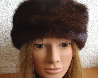 Refurbished New Demi Buff Mink Fur Headband Head Wrap Women Woman Custom Made