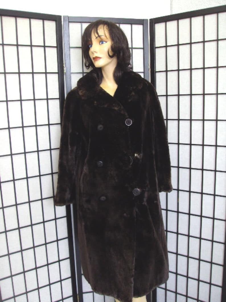 Mint /& Super Soft Plain Arctic Beaver Fur Coat Jacket Women Woman Size 6 Small