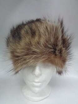 Mint Raccoon Raccoon Fur Hat Cap Women Woman Size All - Etsy display picture 3