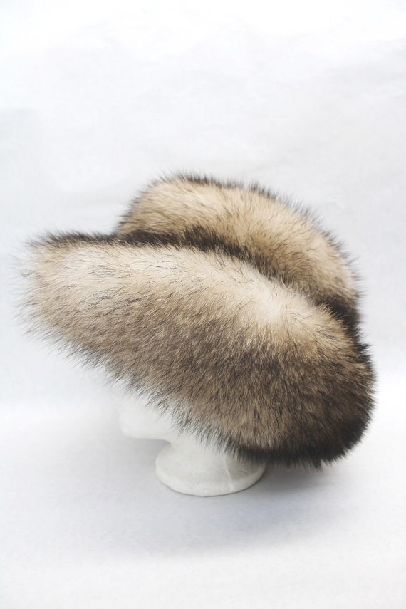 新品 漂白アライグマの毛皮の帽子 メンズ レディース - Etsy 日本