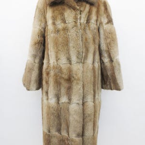 Excellent Muskrat Fur Coat Jacket Women Woman Size 4-6 Small