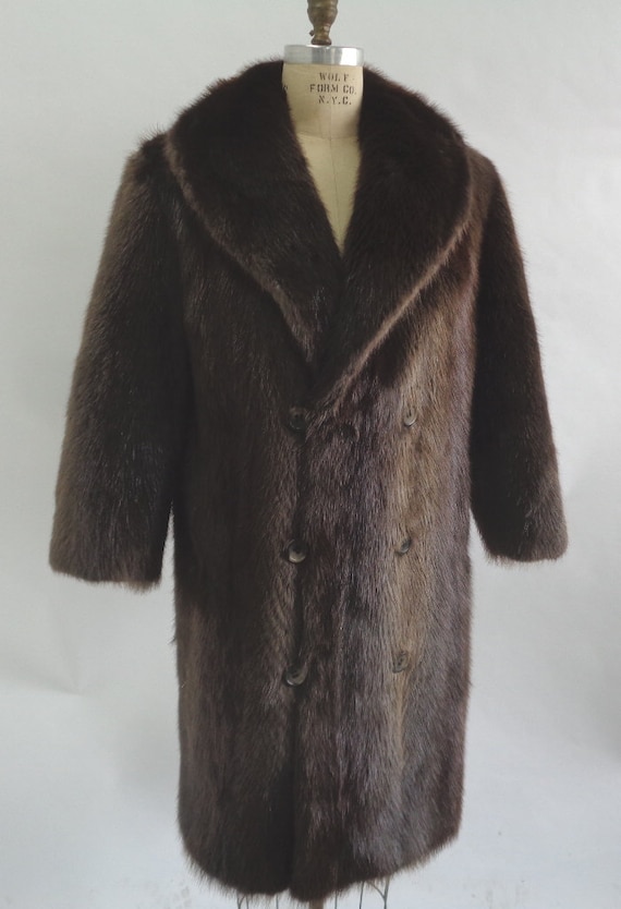 カナダ製 ポーラリシュマン ビーバー ファーコート ジャケット 毛皮 金ボタン カナダ製 ポーラリシュマン ビーバー ファーコート ジャケット 毛皮 金