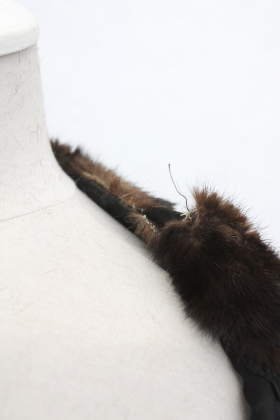 Gilet Avec Doublure En Fourrure De Vison Véritable - Marron, Taille M, Occasion