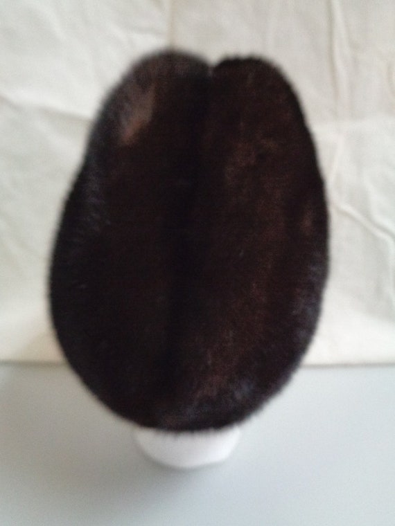 Brand New Dark Ranch Canadian Mink Fur Hat Men Man Wedge  display picture 1