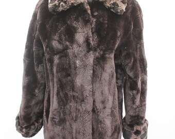 Scrap Item: Brown Beaver Fur Coat Jacket Damaged Arts Scrap Item: Brown Beaver Fur Coat Jacket Damaged Arts
