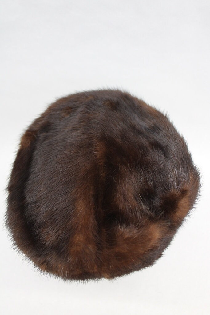 Mint Canadian Dark Ranch Mink Fur Hat Women Woman Size All  display picture 3