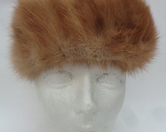 MINT CANADIAN PASTEL MINK TAIL FUR HAT CAP WOMEN WOMAN SIZE ALL NEW LINING! MINT CANADIAN PASTEL MINK TAIL FUR HAT CAP WOMEN WOMAN SIZE  main image 3