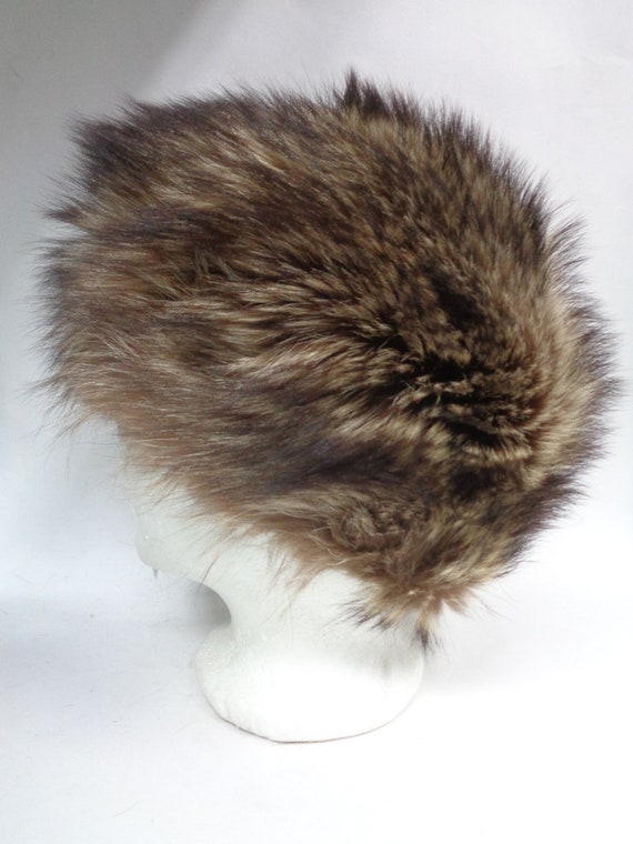Mint Natural Raccoon Fur Hat Cap Women Woman Size… - image 3