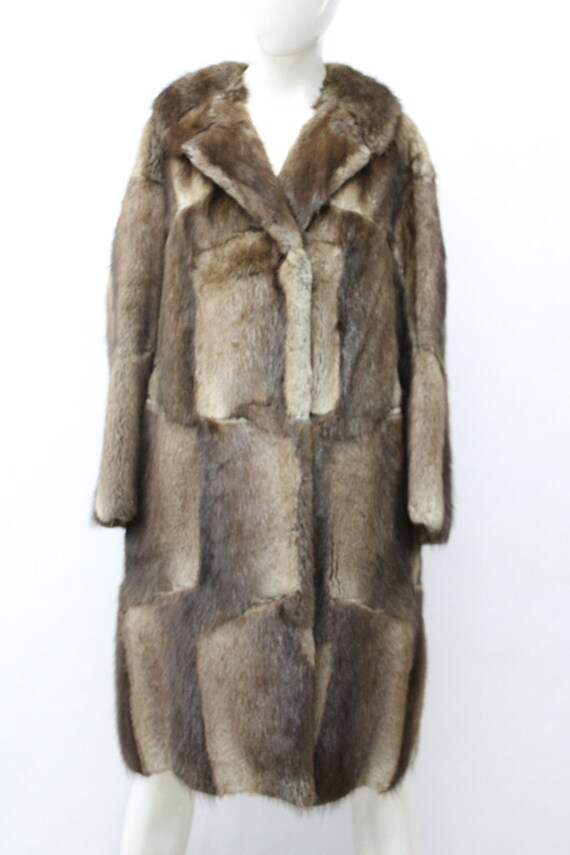 Article de rebut veste marron en fourrure de rat musque Etsy Canada