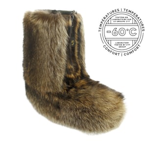 Brand New Natural Raccoon Fur Winter Boots Boot Men Man