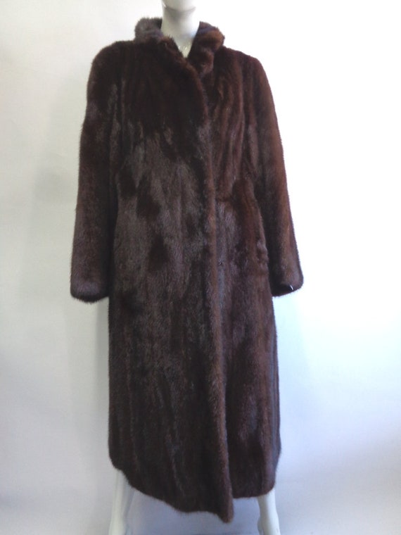 Excellent Canadian Dark Ranch Mink Fur Coat Jacke… - image 1