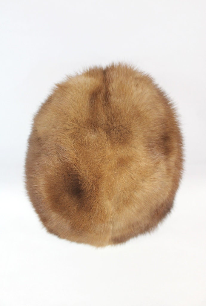 EXCELLENT CANADIAN DEMI BUFF MINK FUR HAT CAP WOMEN WOMAN SIZE ALL Excellent Canadian Demi Buff Mink Fur Hat Women Woman Size  main image 4