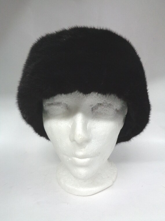 REFURBISHED NEW CANADIAN PASTEL MINK FUR HEADBAND WOMEN WOMAN SIZE ALL Buy Refurbished New Canadian Dark Ranch Mink Fur Headband  main image 4