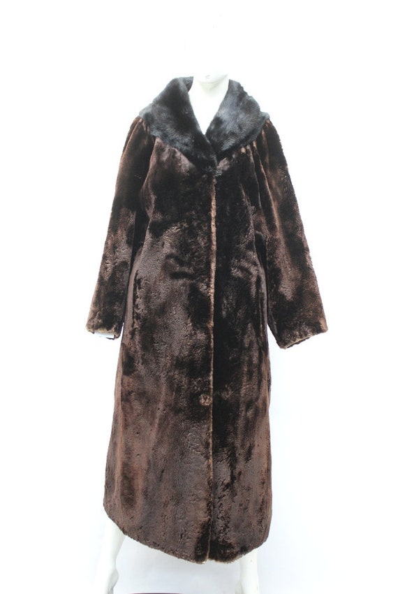 Excellent Brown Arctic Beaver Mink Fur Coat Jacke… - image 1