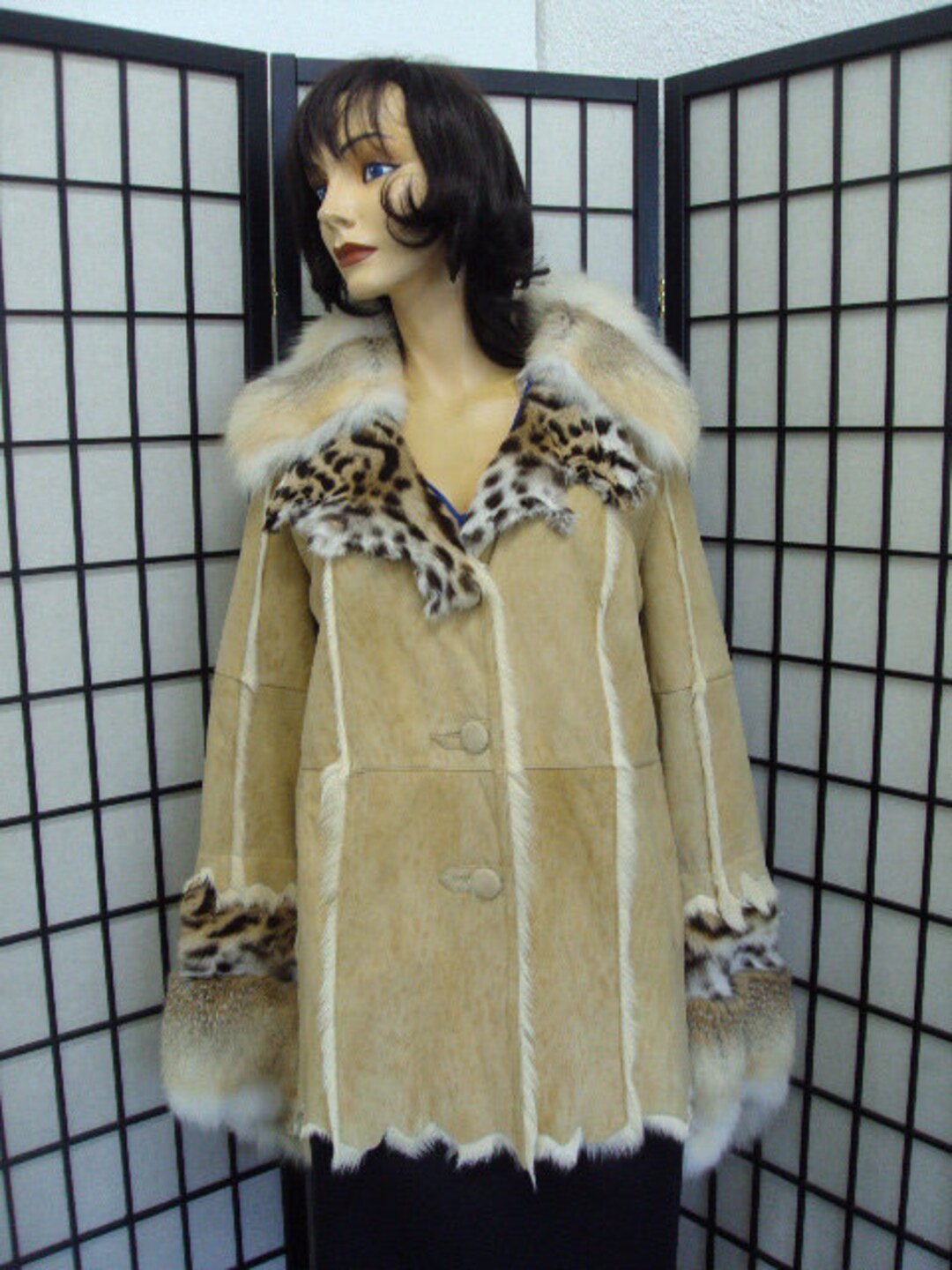 Goat fur jacket hot sale