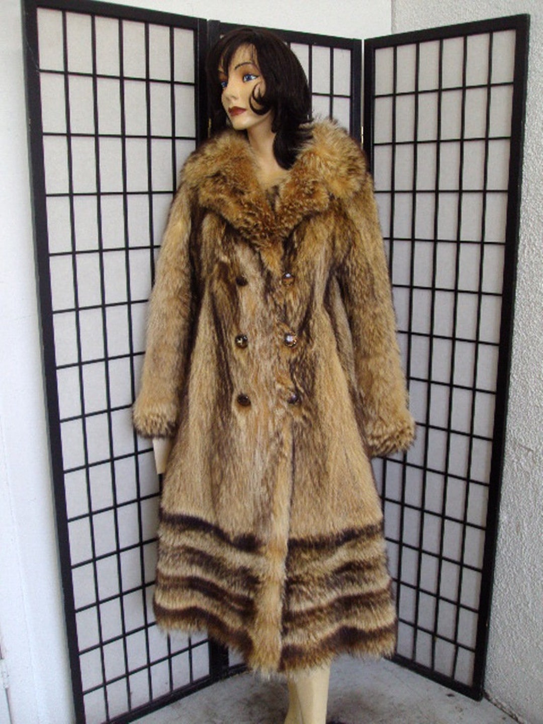 Lumignon original ♥ Quilting fur coat Lumignon original ♥ Quilting fur coat Sz XL Genuine Raccoon Coat