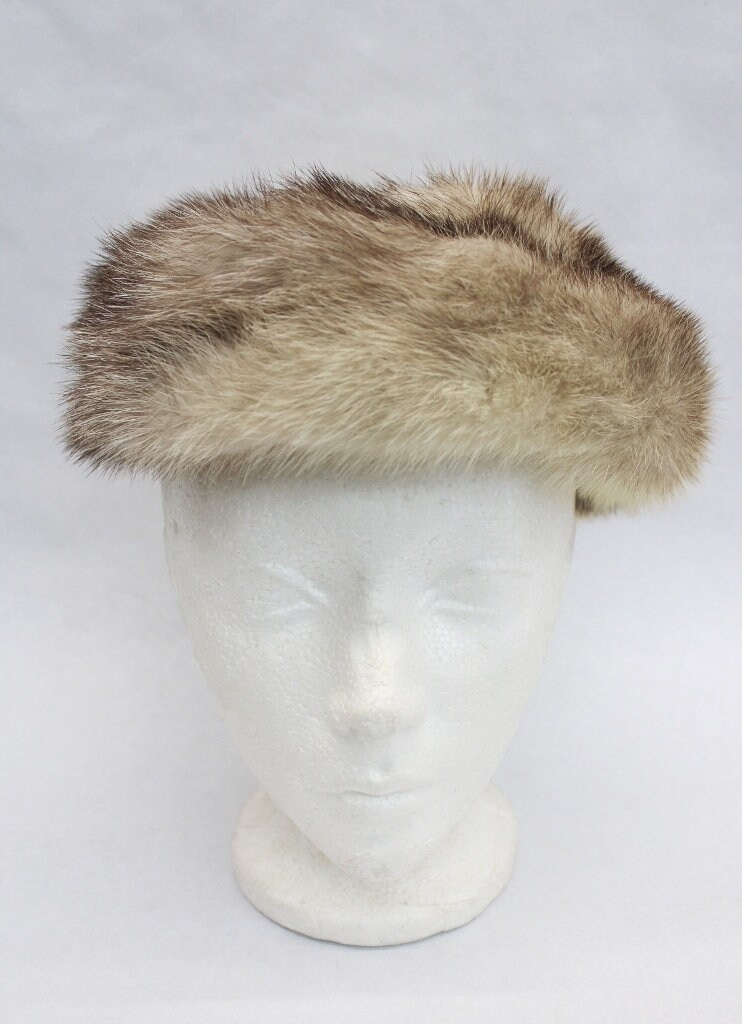 Cross Mink Fur Hat - Etsy display picture 1