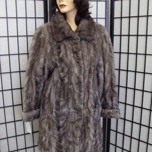 Scrap item: Gray Mink Paw Fur Coat Jacket arts & crafts