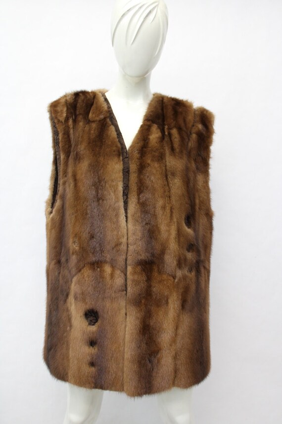 Suede fur vest discount