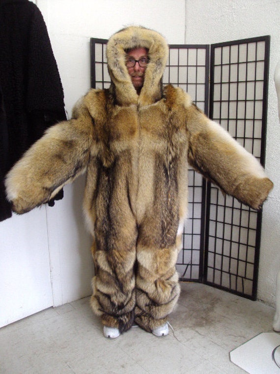 Brand new double sided coyote fur 