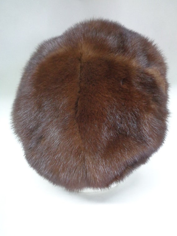Refurbished New Canadian Demi Buff Mink Fur Hat for Women 