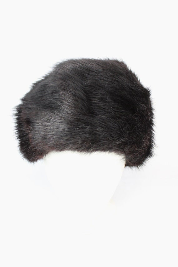 Mint Brown Opossum & Cloth Fur Hat Women Woman Size Al - Etsy display picture 3