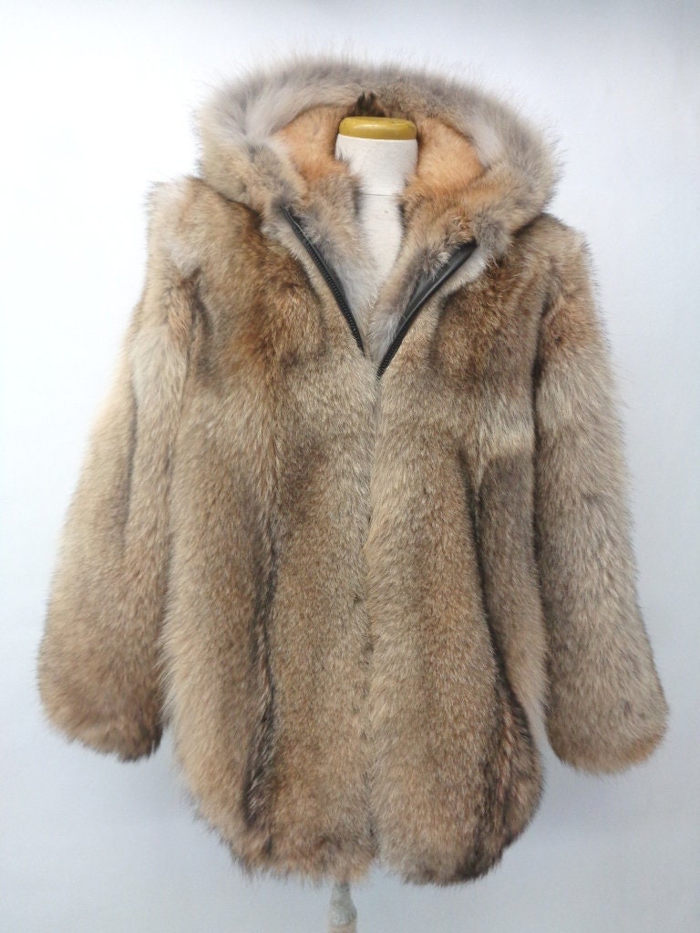 Brand New Natural Coyote Fur Jacket Coat Men Man Size All - Etsy
