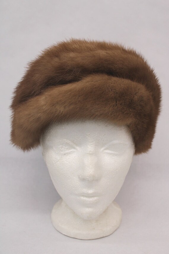 Excellent Canadian Pastel Mink Fur Hat Women Woman Size All  display picture 1