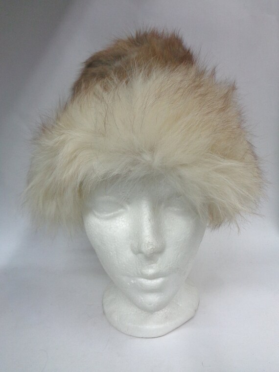 MINT MUSKRAT FUR HAT CAP WOMEN WOMAN SIZE ALL MINT CANADIAN NATURAL MUSKRAT FUR HAT CAP WOMEN WOMAN SIZE  main image 2