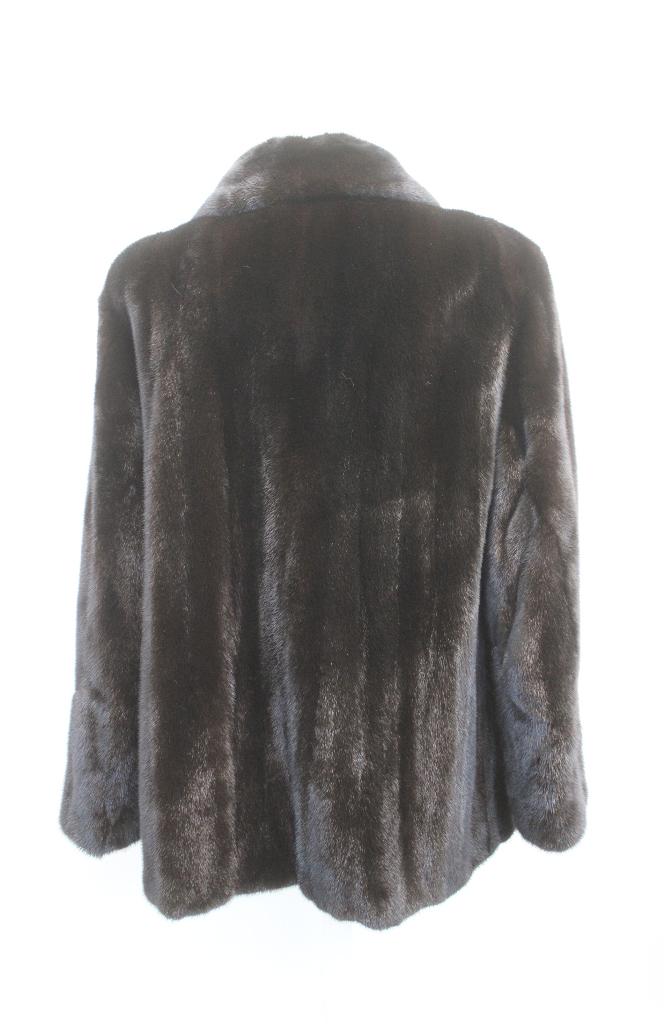 新品 改装済み カナダ産 ダークランチミンクファージャケットコート