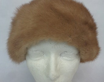 Mint Canadian Pastel Mink Fur Hat Cap Women Woman Size All  display picture 3