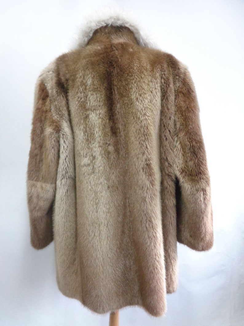 Refurbished New Beaver & Curly Lamb Fur Jacket Men Size 50 Vin | Etsy